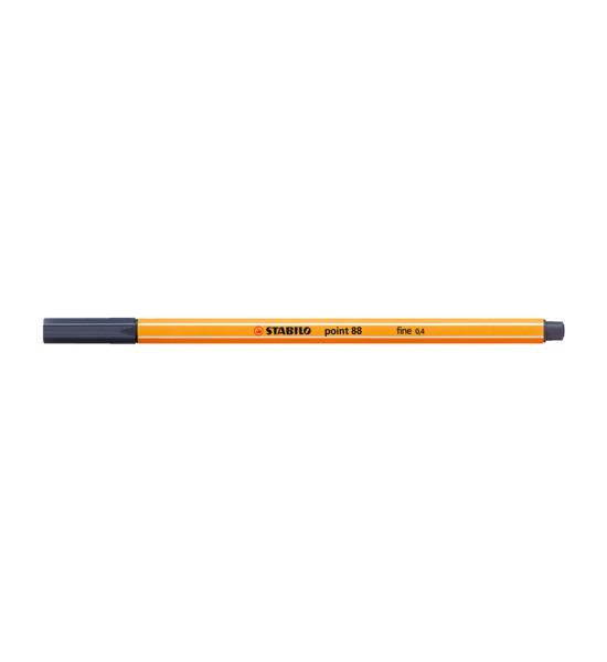 Micropunta/Felpa, Point 88, Punta Fina  0.4 mm, Gris Paynes, Unidad